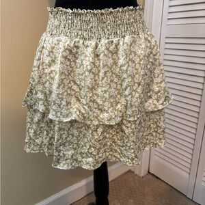 Gilli A-Line Skirt in Elegant Green